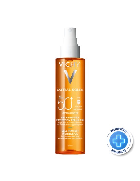 Vichy Capital Soleil Zaštitno ulje za lice, tijelo i vrhove kose SPF50+ Vichy Capital Soleil Zaštitno ulje za lice, tijelo i vrhove kose SPF50+