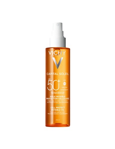 Vichy Capital Soleil Zaštitno ulje za lice, tijelo i vrhove kose SPF50+