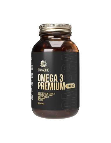 Grassberg Omega 3 Premium 1000 mg kapsule