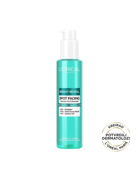 L'Oreal Paris Bright Reveal pjenušav gel za čišćenje lica 150ml