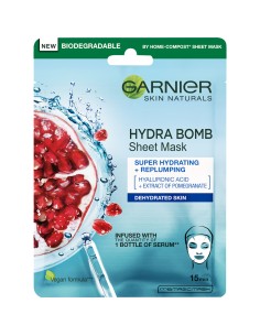 Garnier Skin Naturals Tissue Mask Moisture + Aqua Bomb Maska za lice
