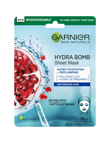 Garnier Skin Naturals Tissue Mask Moisture + Aqua Bomb Maska za lice