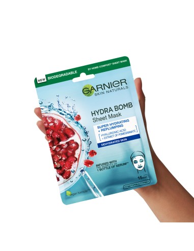 Garnier Skin Naturals Tissue Mask Moisture + Aqua Bomb Maska za lice
