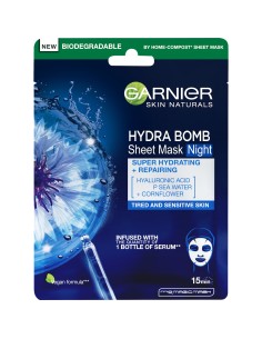 Garnier Skin Naturals Hydra Bomb Tissue Mask Night noćna maska za lice 32 g