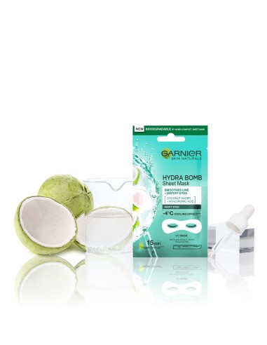 Garnier Skin Naturals Eye Tissue maska za oči za izravnjavanje borica oko očiju Garnier Skin Naturals Eye Tissue maska za oči za izravnjavanje borica oko očiju