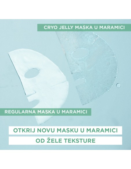 Garnier Skin Naturals Cryo Jelly gel-maska za lice obogaćena hijaluronskom kiselinom i ekstraktom krastavca