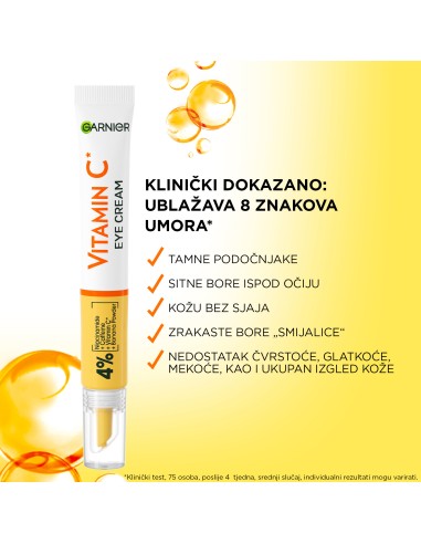 Garnier Skin Naturals Vitamin C krema za područje oko očiju Garnier Skin Naturals Vitamin C krema za područje oko očiju