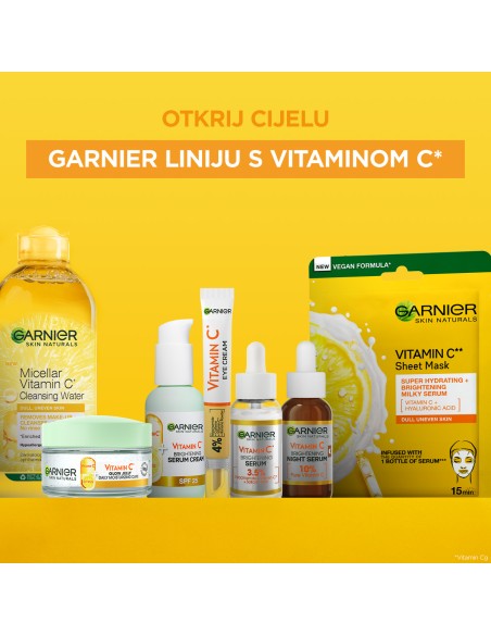 Garnier Skin Naturals Vitamin C noćni serum za blistavu kožu 30ml Garnier Skin Naturals Vitamin C noćni serum za blistavu kožu 30ml