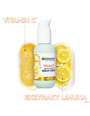 Garnier Vitamin C* 2U1 Serum-krema za... Garnier Vitamin C* 2U1 Serum-krema za...