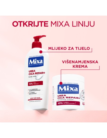 Mixa Urea Cica Repair obnavljajuća krema za suhu kožu 400ml