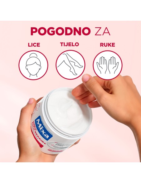 Mixa Urea Cica Repair obnavljajuća krema za suhu kožu 400ml