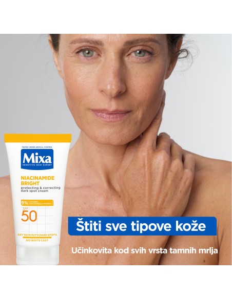 Mixa Niacinamid Višenamjenska krema protiv tamnih mrlja 50ml