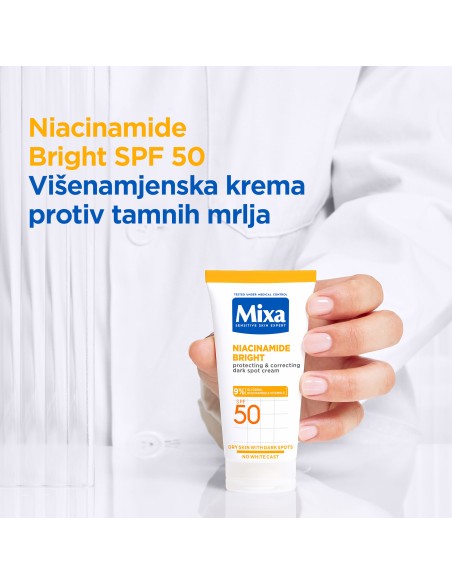 Mixa Niacinamid Višenamjenska krema protiv tamnih mrlja 50ml