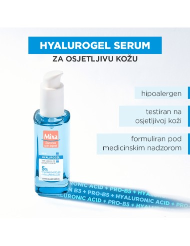 Mixa Hyalurogel Serum za osjetljivu kožu 30 ml