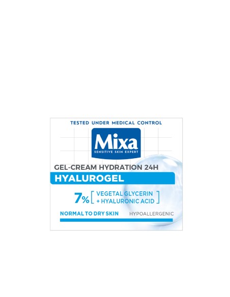 Mixa Hyalurogel Light intenzivna hidratacija, osjetljiva normalna i dehidrirana koža 50 ml