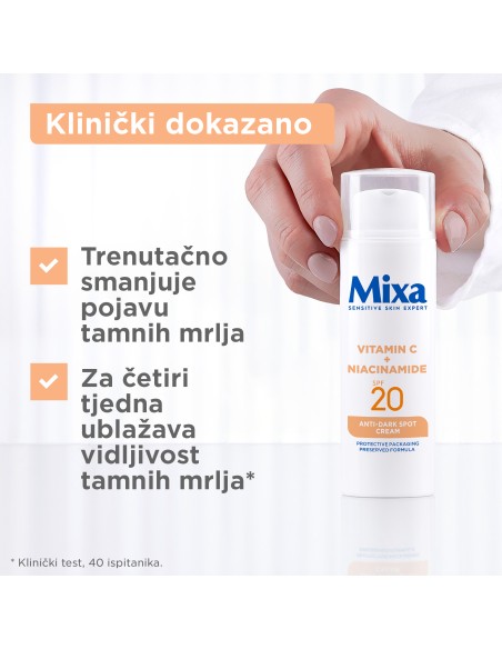 Mixa fluid protiv tamnih mrlja 50 ml