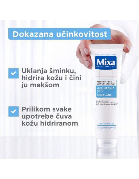 Mixa gel za čišćenje lica protiv suhoće kože 150 ml