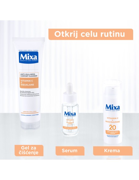 Mixa gel za čišćenje lica protiv umornog izgleda kože 150 ml
