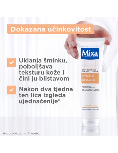 Mixa gel za čišćenje lica protiv umornog izgleda kože 150 ml
