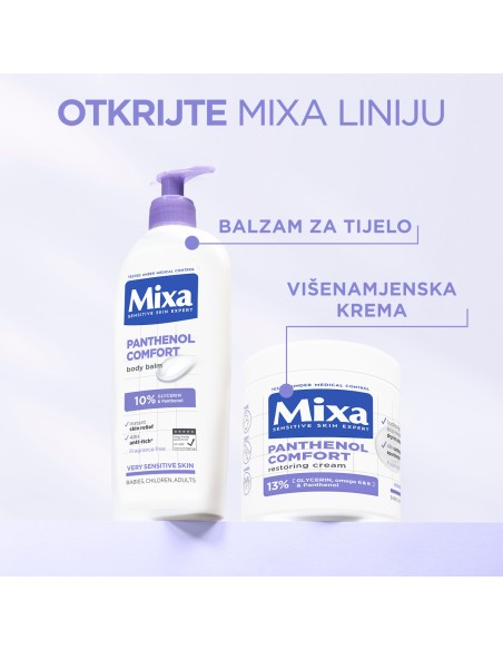 Mixa Panthenol Comfort umirujuća krema za kožu sklonu atopiji 400ml