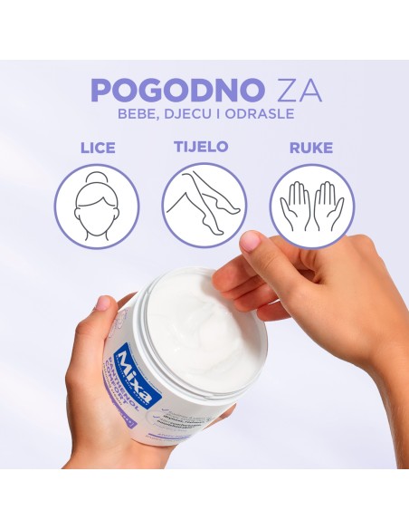 Mixa Panthenol Comfort umirujuća krema za kožu sklonu atopiji 400ml