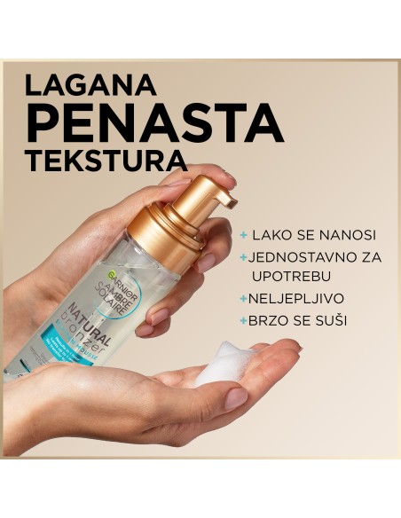 Garnier Ambre Solaire pjena za samotamnjenje kože 200ml Garnier Ambre Solaire pjena za samotamnjenje kože 200ml