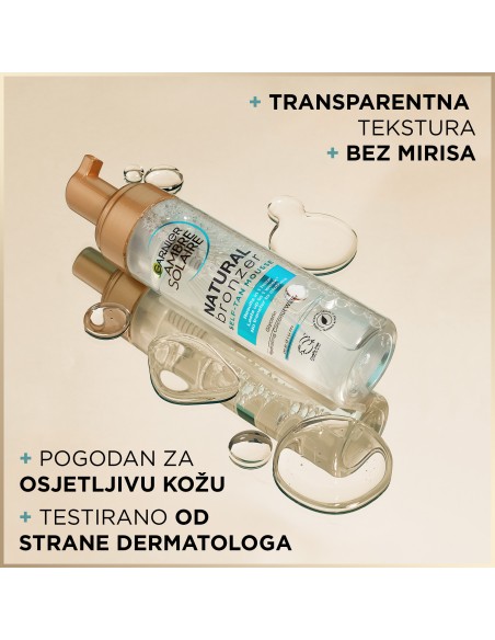 Garnier Ambre Solaire pjena za samotamnjenje kože 200ml Garnier Ambre Solaire pjena za samotamnjenje kože 200ml
