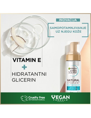 Garnier Ambre Solaire pjena za samotamnjenje kože 200ml