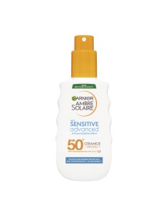 Garnier Ambre Solaire mlijeko za zaštitu od sunca u spreju s vrlo visokom zaštitom SPF 50+ za osjetljivu kožu