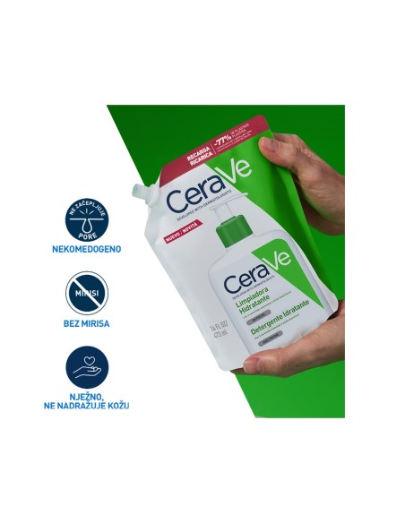 CeraVe Hidratantna emulzija za čišćenje za normalnu do suhu kožu + Refill Promo pakiranje