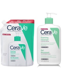 CeraVe Pjenušavi gel za čišćenje za normalnu do masnu kožu + Refill Promo pakiranje