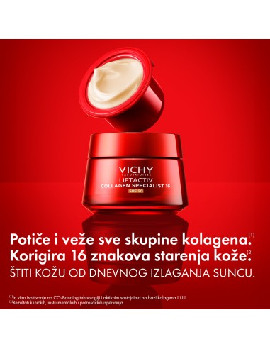 Vichy Liftactiv Collagen Specialist 16 Krema SPF 50 Vichy Liftactiv Collagen Specialist 16 Krema SPF 50