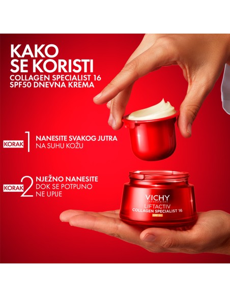 Vichy Liftactiv Collagen Specialist 16 Krema SPF 50 Vichy Liftactiv Collagen Specialist 16 Krema SPF 50