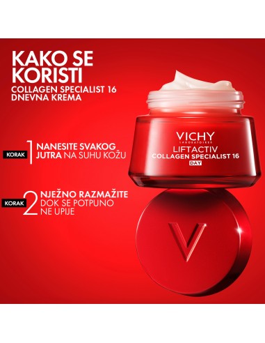 Vichy Liftactiv Collagen Specialist 16 Dnevna njega protiv bora Vichy Liftactiv Collagen Specialist 16 Dnevna njega protiv bora