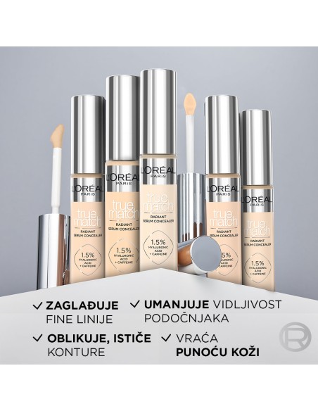 L'Oreal Paris True match Radiant Serum korektor