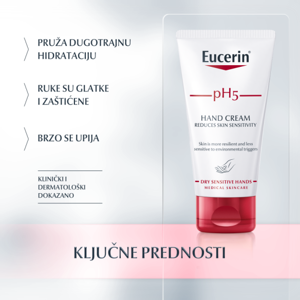 Eucerin pH5 krema za ruke 1+1 Promo pakiranje