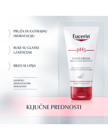 Eucerin pH5 krema za ruke 1+1 Promo pakiranje