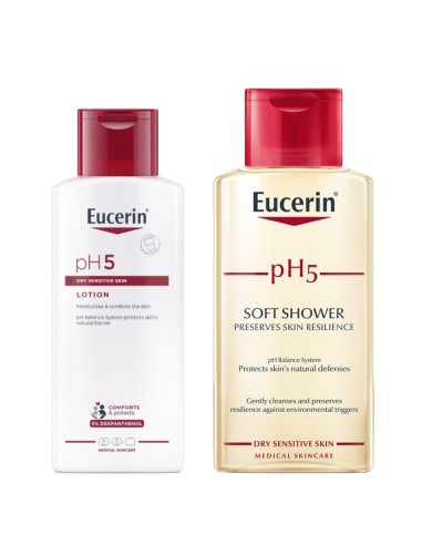 Eucerin pH5 Losion za tijelo + Blagi Gel za tuširanje Promo pakiranje