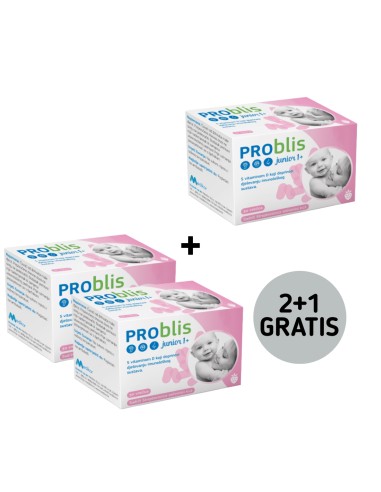 PROBlis Junior 1+ vrećice s praškom 2+1 Promo pakiranje