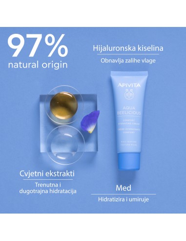 Apivita Aqua Beelicious Comfort Hydrating Cream Rich Texture Apivita Aqua Beelicious Comfort Hydrating Cream Rich Texture