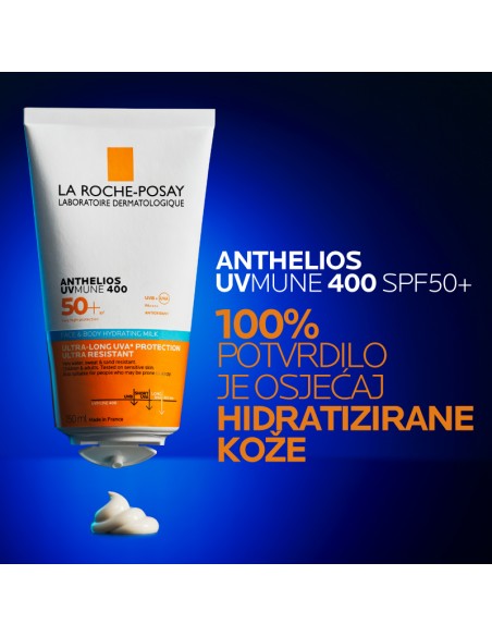 La Roche-Posay Anthelios Hidratantno mlijeko za zaštitu od sunca za lice i tijelo SPF 50+ La Roche-Posay Anthelios Hidratantno mlijeko za zaštitu od sunca za lice i tijelo SPF 50+