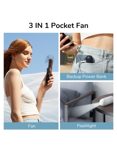 JisuLife Handheld Fan Life8 ventilator 3u1 + punjač