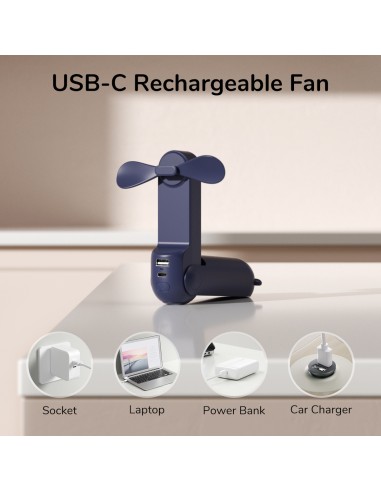 JisuLife Handheld Fan Life8 ventilator 3u1 + punjač