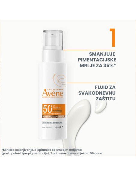 Avene Sun Fluid anti-pigmentation SPF50+