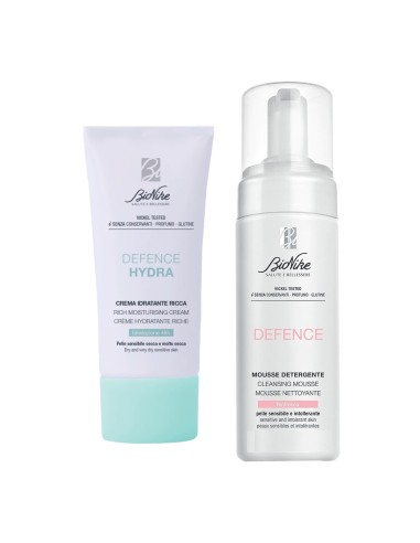 Bionike Defence Hydra Rich krema + Pjena za pranje (Cleansing Mousse) Promo pakiranje