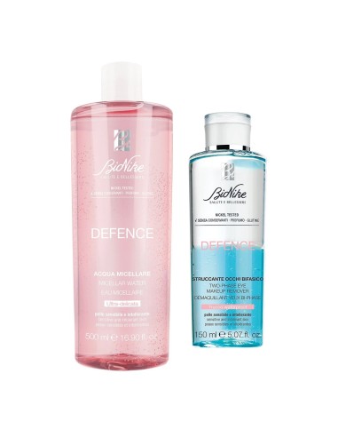 Bionike Defence Micelarna voda + Dvofazni uljno-vodeni losion Promo pakiranje