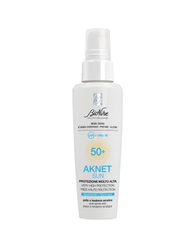 Bionike Aknet Sun Fluid SPF50+ UV zaštita lagane fluidne teksture (Very high protection)