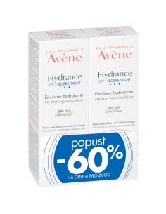 Avene Hydrance UV LEGERE hidrirajuća emulzija SPF 30 Anti-oksidans Duo Promo pakiranje