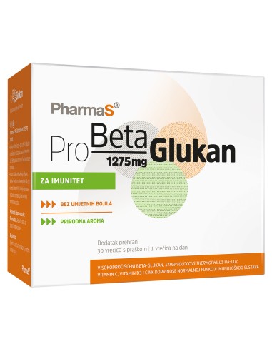 PharmaS Pro Beta Glukan 1275 mg vrećice