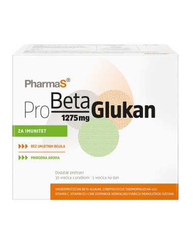 PharmaS Pro Beta Glukan 1275 mg vrećice PharmaS Pro Beta Glukan 1275 mg vrećice